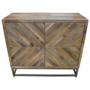 Maddy Solid Wood Go Anywhere Cabinet in Natural