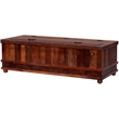 Sedalia Solid Wood Trunk Cocktail Table in Natural
