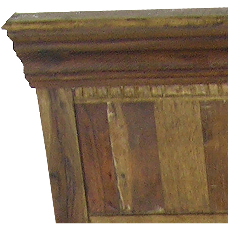 Sedalia Solid Wood Queen Bed in Natural