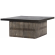 Sarah Solid Wood Storage Cocktail/Coffee Table in Antique Brown Finish