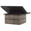Sarah Solid Wood Storage Cocktail/Coffee Table in Antique Brown Finish