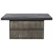 Sarah Solid Wood Storage Cocktail/Coffee Table in Antique Brown Finish