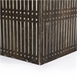 Sarah Solid Wood Storage Cocktail/Coffee Table in Antique Brown Finish