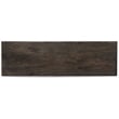 Sarah Solid Wood Console Table in Antique Brown Finish