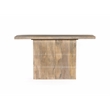 Sarah Solid Wood Console Table in Brushed Ivory Finish