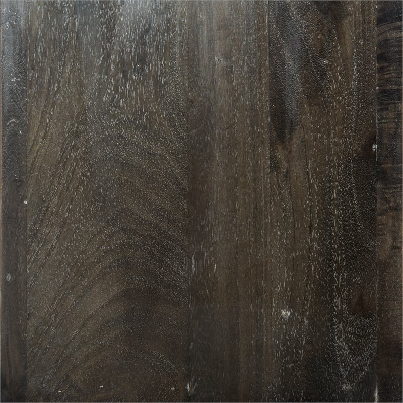 Sarah Solid Wood 4 Door Sideboard in Antique Brown Finish