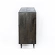 Sarah Solid Wood 4 Door Sideboard in Antique Brown Finish