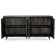 Sarah Solid Wood 4 Door Sideboard in Antique Brown Finish