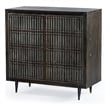 Sarah Solid Wood 2-Door Sideboard in Antique Brown Finish