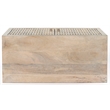 Sarah Solid Wood 2 Door Sideboard in Brushed Ivory Finish