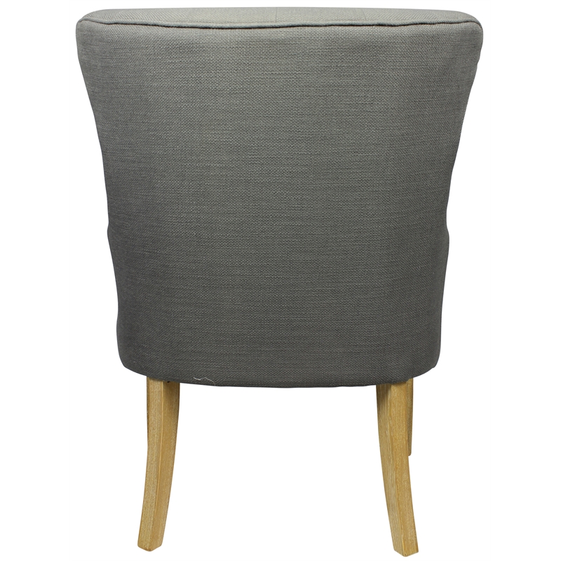 Ashton Arm Chair Upholstered in Charcoal Fabric