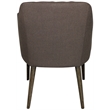 Diamond Style Stitched Chair in Gray Fabric