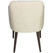 Diamond Style Stitched Chair Upholstered in Natural Fabric