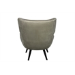 Ramsey Upholstered Lounge Chair in Gray Fabric