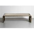 Sheridan Cast Iron Cocktail Table in Gold Featuring Studded Detailing