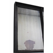 Sheridan Antique Mirror in Gray Metal