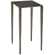 Noah Cast Iron Side Table in Nickel