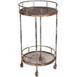 Sheridan Kelso Cast Iron Bar Trolley in Brown