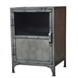 Sheridan Metal Side Cabinet in Gray