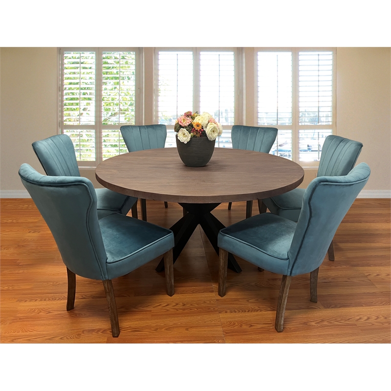 60 round discount dining table set