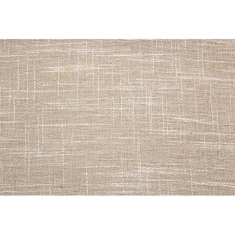 Quinn  Arm Chair with Solid Wood Frame Upholstered in Ivory Fabric