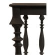 Carmenita Upstone Mango Solid Wood Console Table in Antique Black