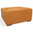 Java Solid Wood Cocktail Table with Leather Cover
