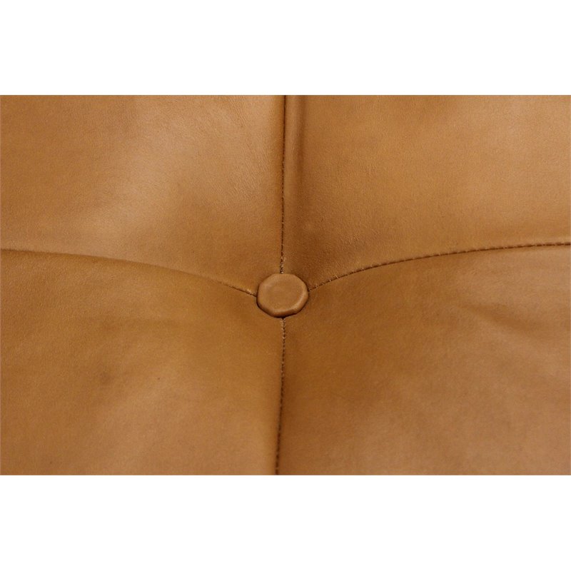Java Solid Wood Cocktail Table with Leather Cover
