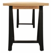 Paolini Solid Wood Executive Desk with Keyboard Drawer in Ivory Finish