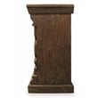 Crane Solid Wood 4 Door Hand-Carved Sideboard with Glass Doors in Brown