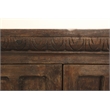 Manag Solid Wood 4 Door Sideboard with Hand-Carved Details in Brown