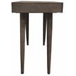 Benedict Acacia Solid Wood 2-Drawer Desk in Gray Wash Finish