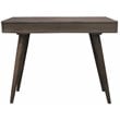 Benedict Acacia Solid Wood 2-Drawer Desk in Gray Wash Finish