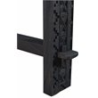 Jamboree Solid Wood Hand-Carved Console Table in Gray