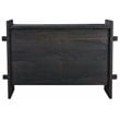 Jamboree Solid Wood Hand-Carved Trunk Box in Dark Gray