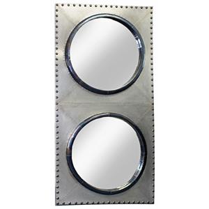 Orlando Cast Iron Sailor's Mirror in Silver