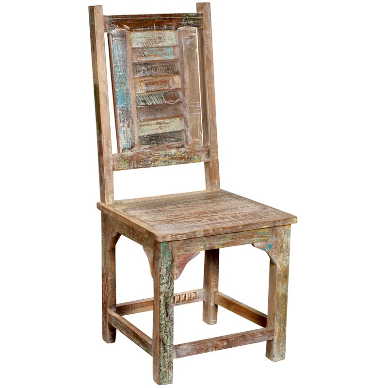 Trinidad Solid Wood Dining Chair in Multi-Color