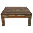 Trinidad Reclaimed Solid Wood 2-Drawer Cocktail Table in Multi-Color