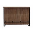 Gail Wine and Bar Console in Farmhouse Nutmeg Finish Solid Wood