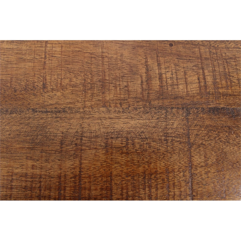 Goldbust Solid Wood 4-Drawer Solid Wood Console Table in Brown