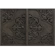 Carter Eagle 4-Door Sideboard in Distressed Gray Finish on Mango Solid Wood