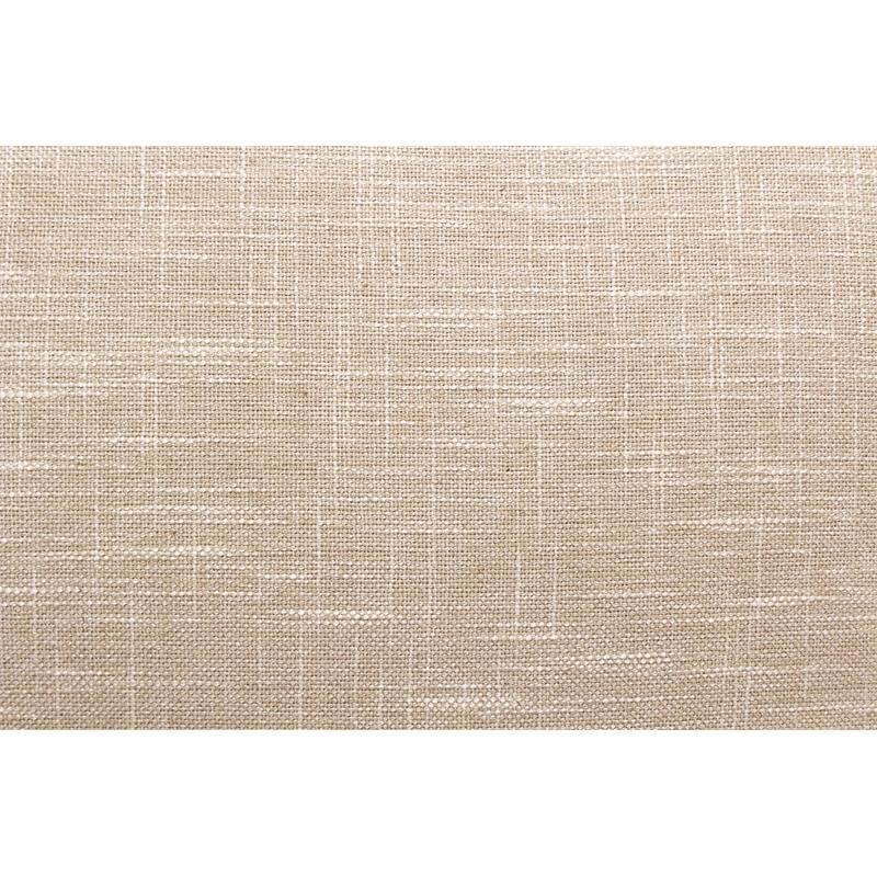 Boulter Lounge Chair with Solid Wooden Legs in Natural Linen Fabric