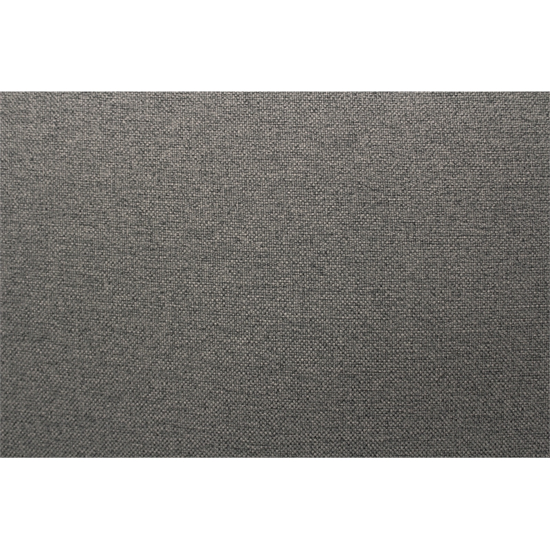 Boulter Lounge Chair with Solid Wood Legs in Gray Linen Fabric