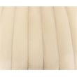 Ruth Lounge Chair in Ivory Velvet with Gold Tone Metal Legs and 1 Toss Pillow