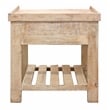 Anaheim Sunoma Solid Wood One Drawer Nightstand with Shelf in White Wash Finish