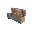 Anaheim Amanpour Solid Wood Storage Chest in Ash
