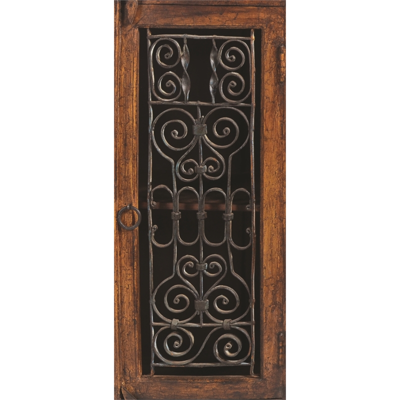Arvada 6 Cast Iron Door Buffet on Mango Solid Wood in Brown