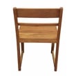 Fernious Dining Chair on Mango Solid Wood in Natural Finish - 2 Piece Set