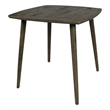 Cole Reclaimed Solid Wood Square Counter Table in Brown Finish