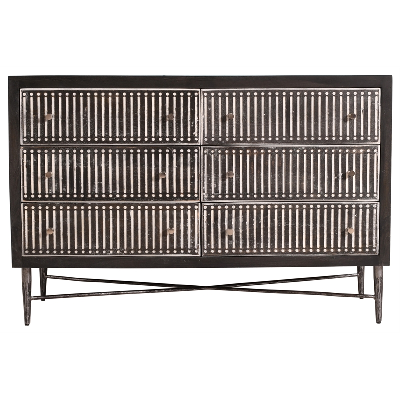 Adele 4-Piece Bedroom Set - King Size Upholstered Bed/2 Nightstands/1 Dresser